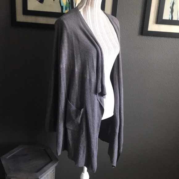🔥1 hr SALE - Listicle Gray Cardigan, lightweight - Picture 3 of 8